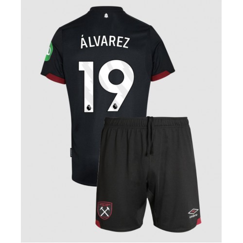 West Ham United Edson Alvarez #19 Gostujuci Dres za djecu 2024-25 Kratak Rukav (+ Kratke hlače)